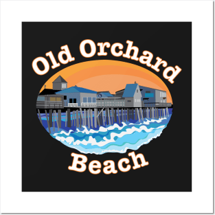 Old Orchard beach Pier Posters and Art